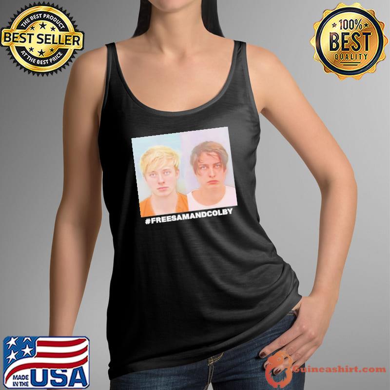 Free Sam and Cobly mugshot shirt