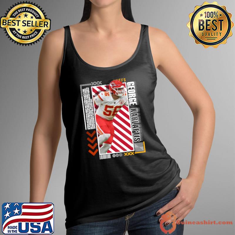 George Karlaftis Greek professional American football defensive end for the Kansas City Chiefs T-Shirt