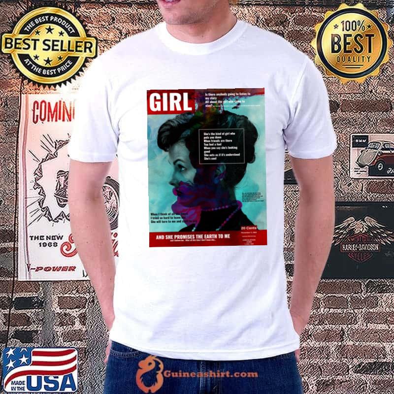 Girl And She Promises The Earth To Me Is There Anybody Going Surreal T-Shirt