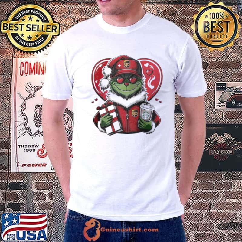 Grinch Love Delivered Usp With A Wink Valentine’s Day Shirt