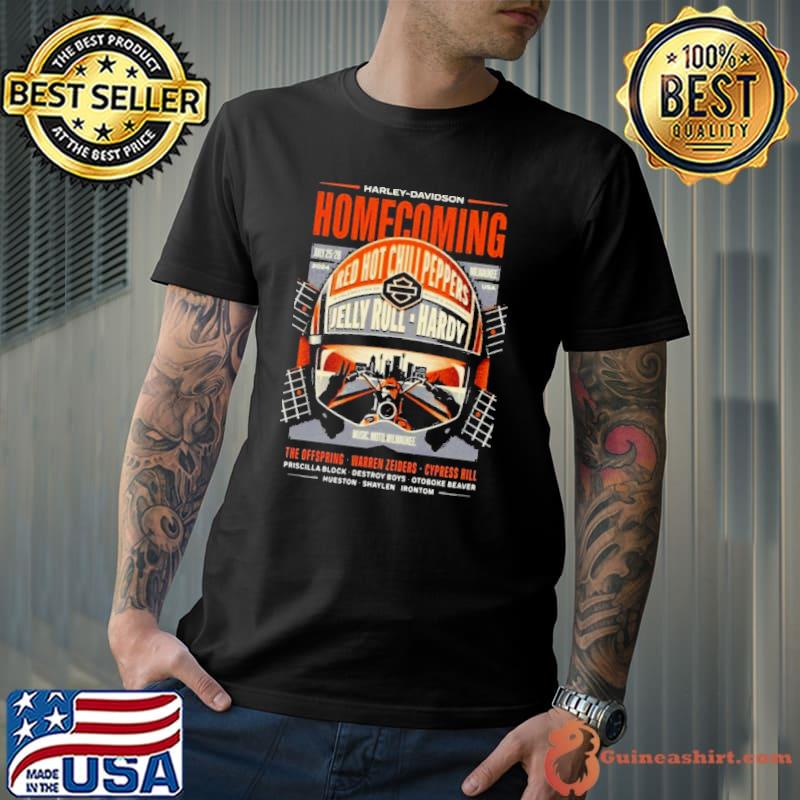 Harley-Davidson Homecoming Festival Red Hot Chili Peppers Veterans Park Milwaukee WI July 25-28 2024 Shirt