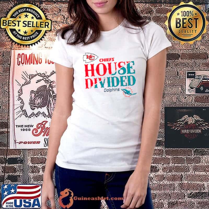 House Divided Kansas City Chiefs vs Miami Dolphins shirt