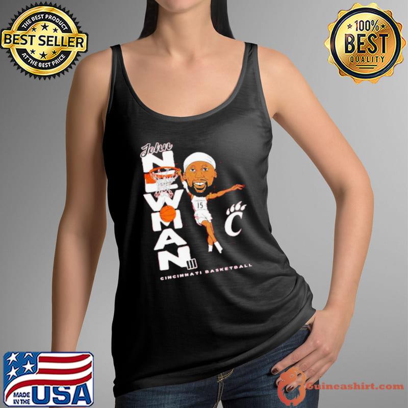John Newman Cincinnati basketball shirt