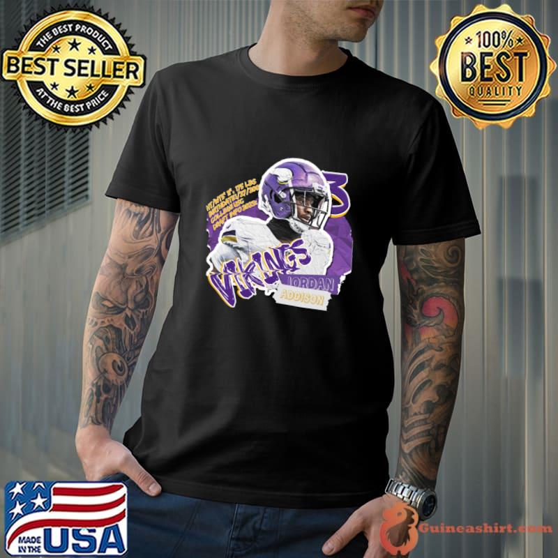 Jordan Addison Superstar American football wide receiver for the Minnesota Vikings T-Shirt Unisex