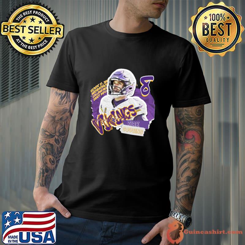 Kirk Cousins American football quarterback for the Minnesota Vikings T-Shirt Unisex