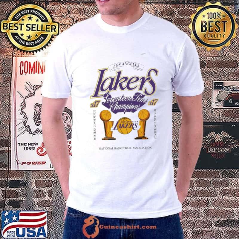 Los Angeles Lakers Seventeen Time Champions Basketball 2024 shirt