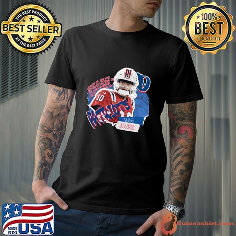 Mac Jones Superstar American football quarterback for the New England Patriots T-Shirt