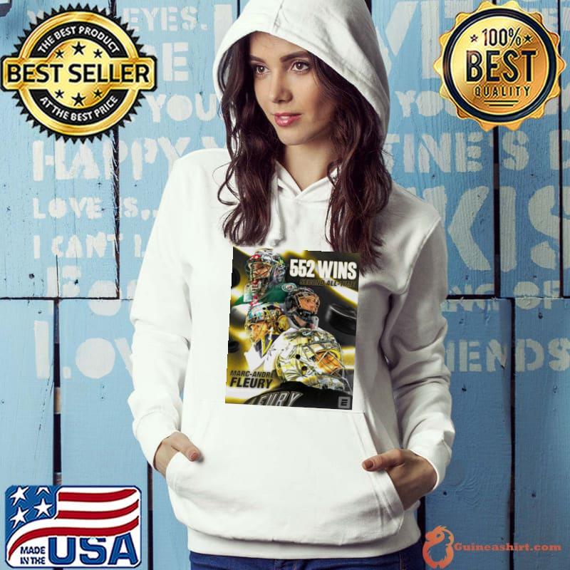 Marc-Andre Fleury 522 Wins Second All Time Shirt Hoodie
