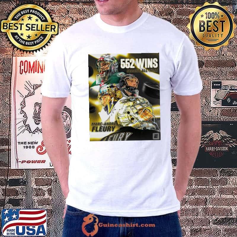 Marc-Andre Fleury 522 Wins Second All Time Shirt Unisex