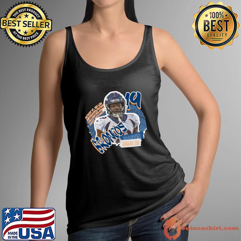 Marvin Mims Superstar American football wide receiver for the Denver Broncos T-Shirt Tank Top