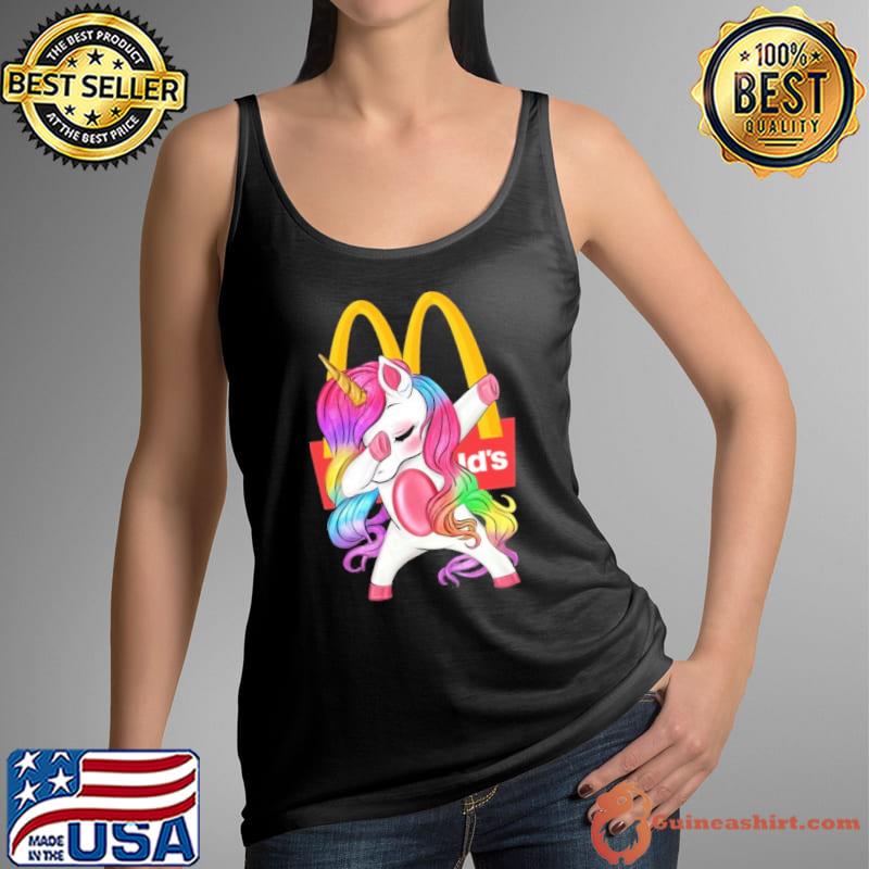 McDonald's Sonic unicorn girl dabbing s Tank Top