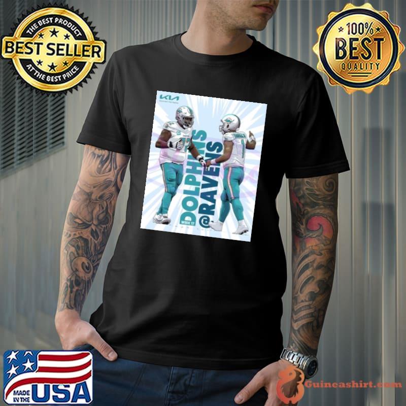 Miami Dolphins and Ravens Week 17 Shirt