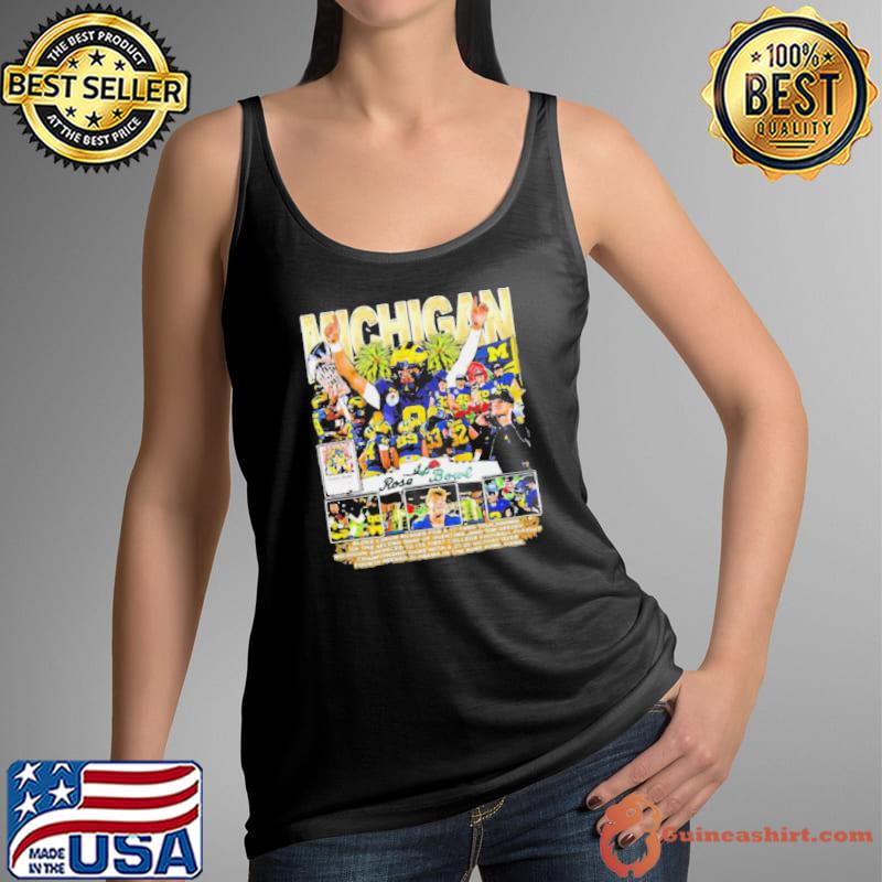Michigan – rose bowl blake corum rushed for a 17 yard touchdown on the second snap of overtime shirt