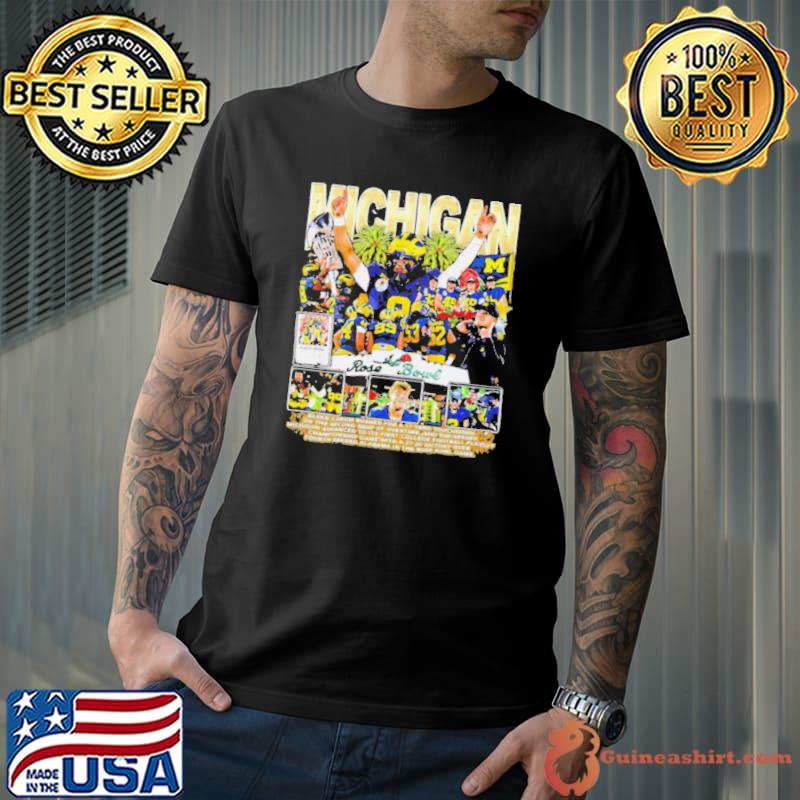 Michigan – rose bowl blake corum rushed for a 17 yard touchdown on the second snap of overtime s Unisex