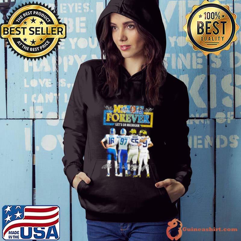 Michigan Sports Forever Let’s Go Michigan Signatures Shirt