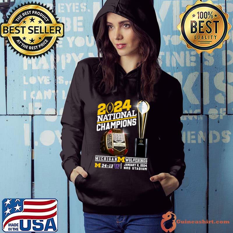 Michigan Wolverines National Champions 2024 Cup T-Shirt Hoodie