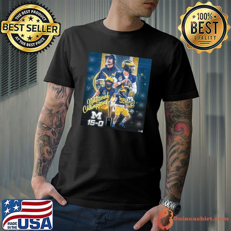 Michigan Wolverines National Champions 2024 Hayes Fawgett3 15 0 Shirt