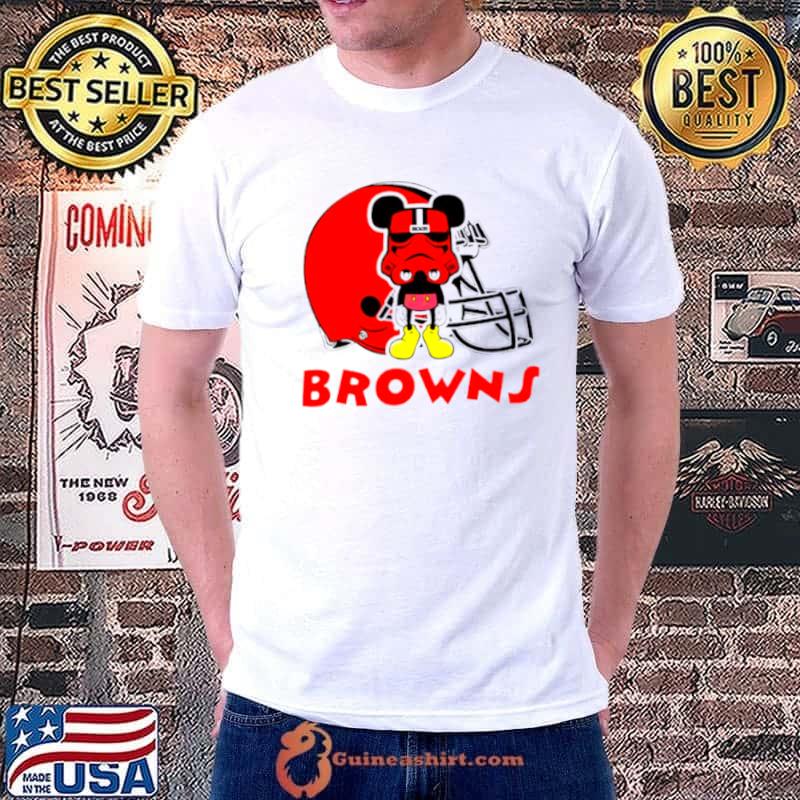 Mickey Mouse Stormtrooper Cleveland Browns Football shirt