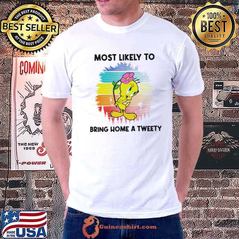 Most likely to bring home a tweety shirt