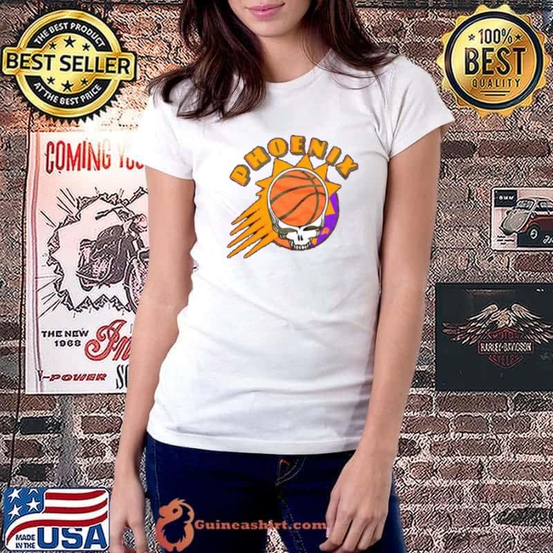 NBA x Grateful Dead x Phoenix Suns Skull 2024 Shirt