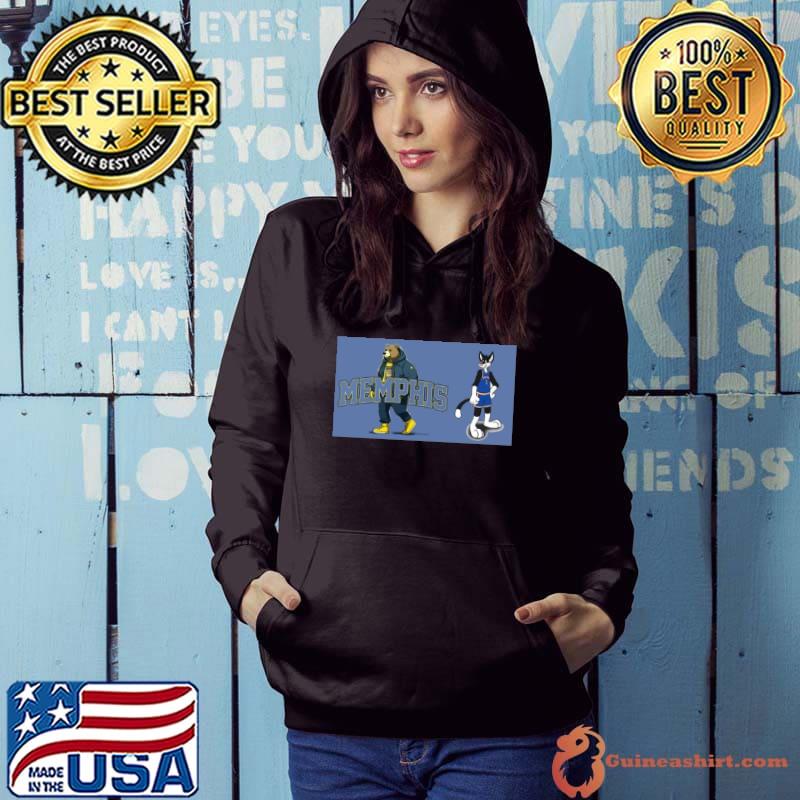 New York Knicks VS Memphis Grizzlies NBA 2024 mascot cartoon basketball s Hoodie