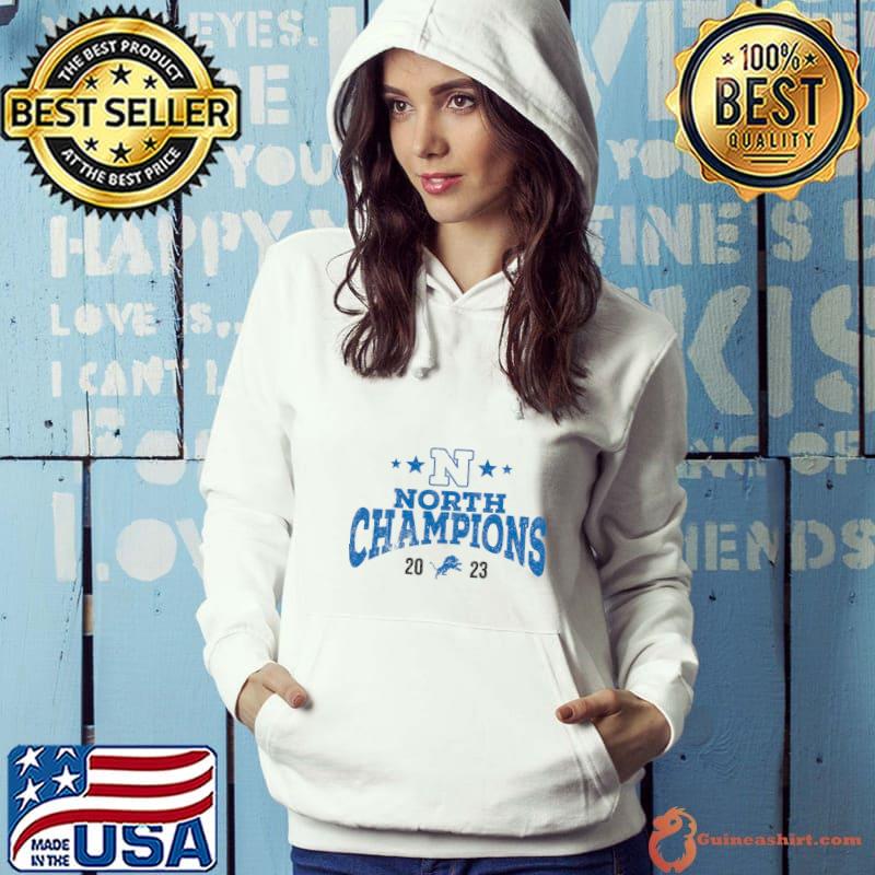 Nfc north champions 2023 stars football detroit lions T-Shirt