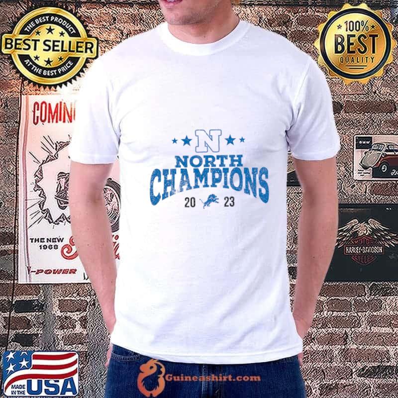 Nfc north champions 2023 stars football detroit lions T-Shirt Unisex
