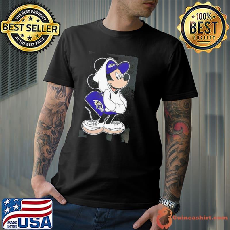 NFL Baltimore Ravens X Disney Mickey Mouse Shirt Unisex