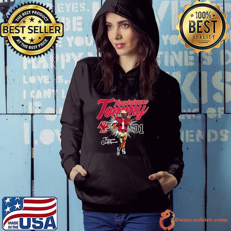 Official boston College Eagles NCAA Football #1 Thomas Castellanos shirt