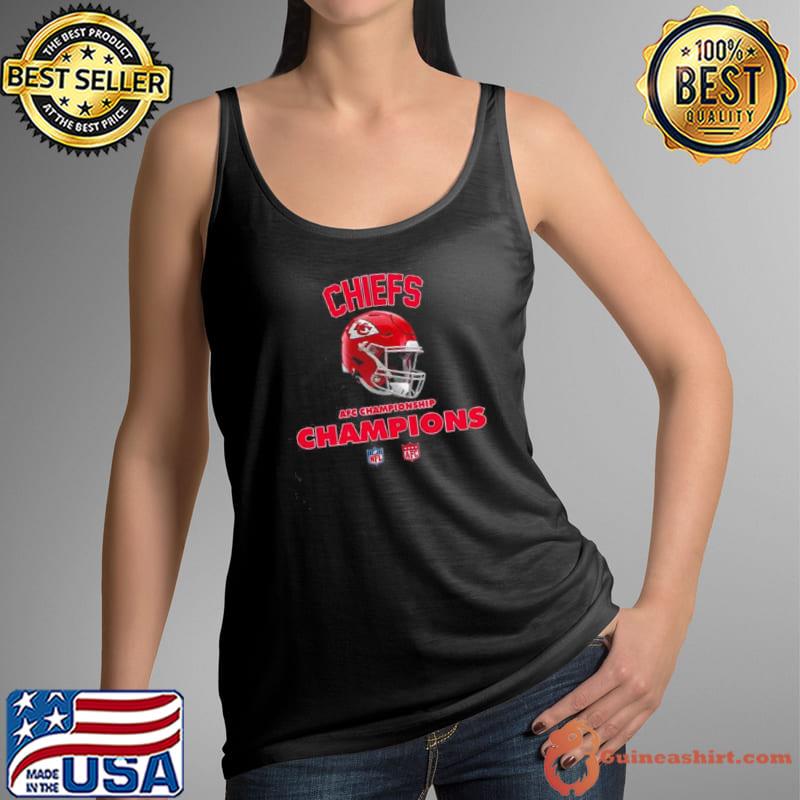 Official kansas City Chiefs AFC Championship Season 2023 2024 NFL Super Bowl LVII Merchandise Helmet Winners Fan Gifts Merchandise Shirt