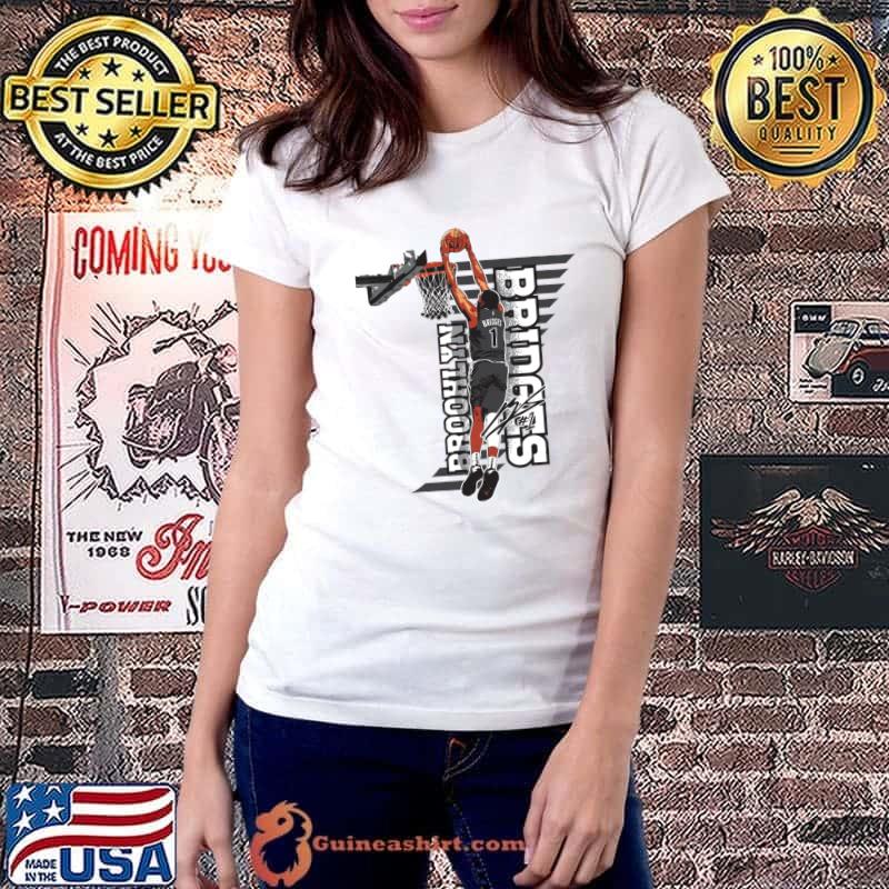 Official mikal Bridges American professional basketball player for the Brooklyn Nets Signature T-Shirt