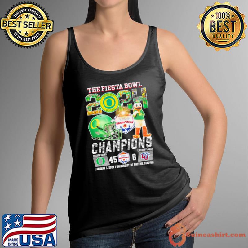 Oregon Ducks Football 2024 The Fiesta Bowl Champions Victory 45 6 Shirt Tank Top
