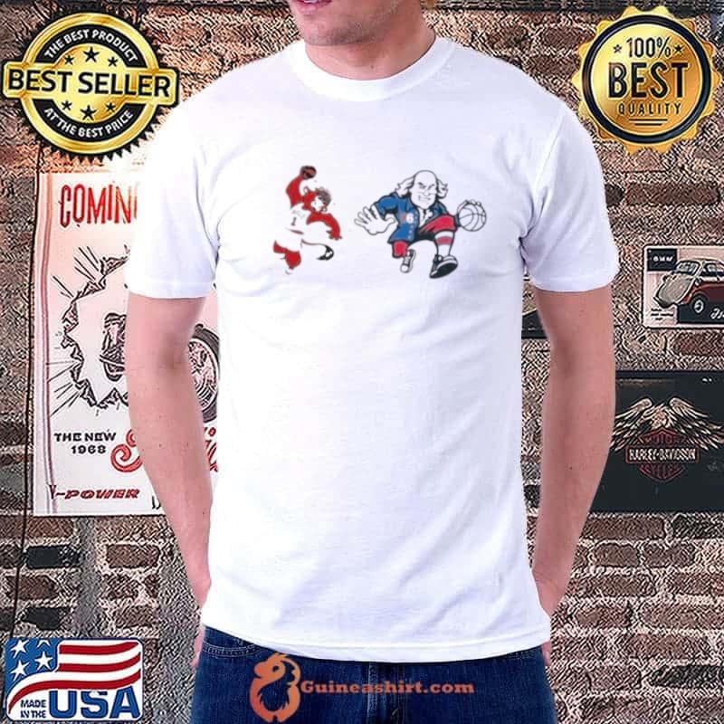 Philadelphia 76ers VS Chicago Bulls NBA Mascot Shirt Unisex