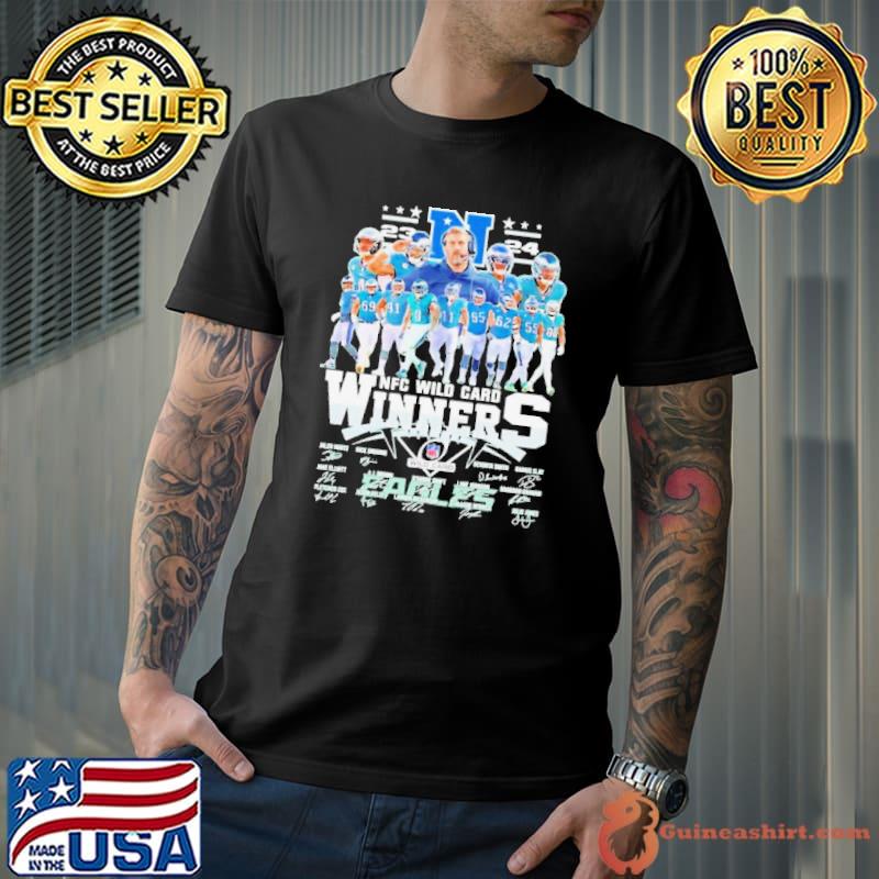 Philadelphia Eagles 2024 Nfc Wild Card Winners Ealges Signatures s Unisex