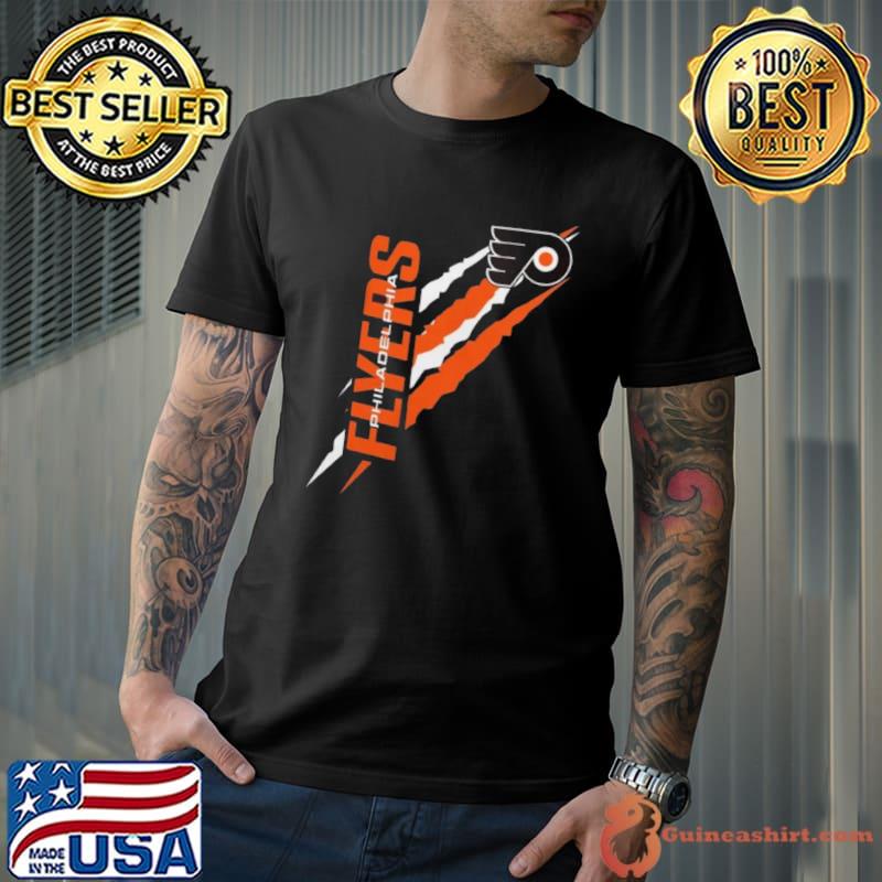 Philadelphia Flyers Starter Black Color Scratch Shirt