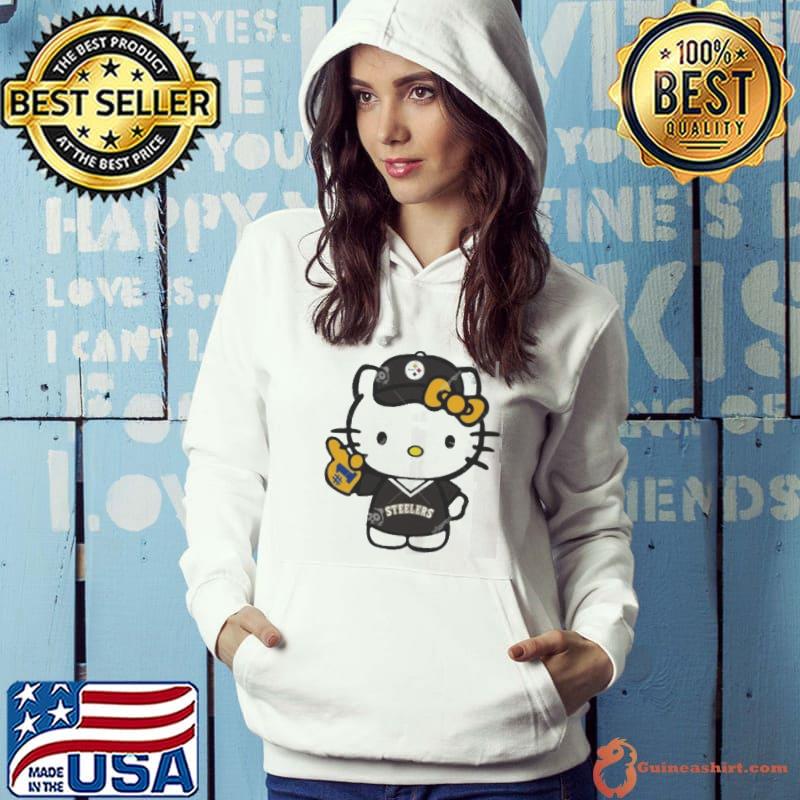 Pittsburgh Steelers Baseball Number 1 Hello Kitty s Hoodie