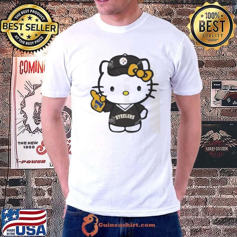 Pittsburgh Steelers Baseball Number 1 Hello Kitty s Unisex