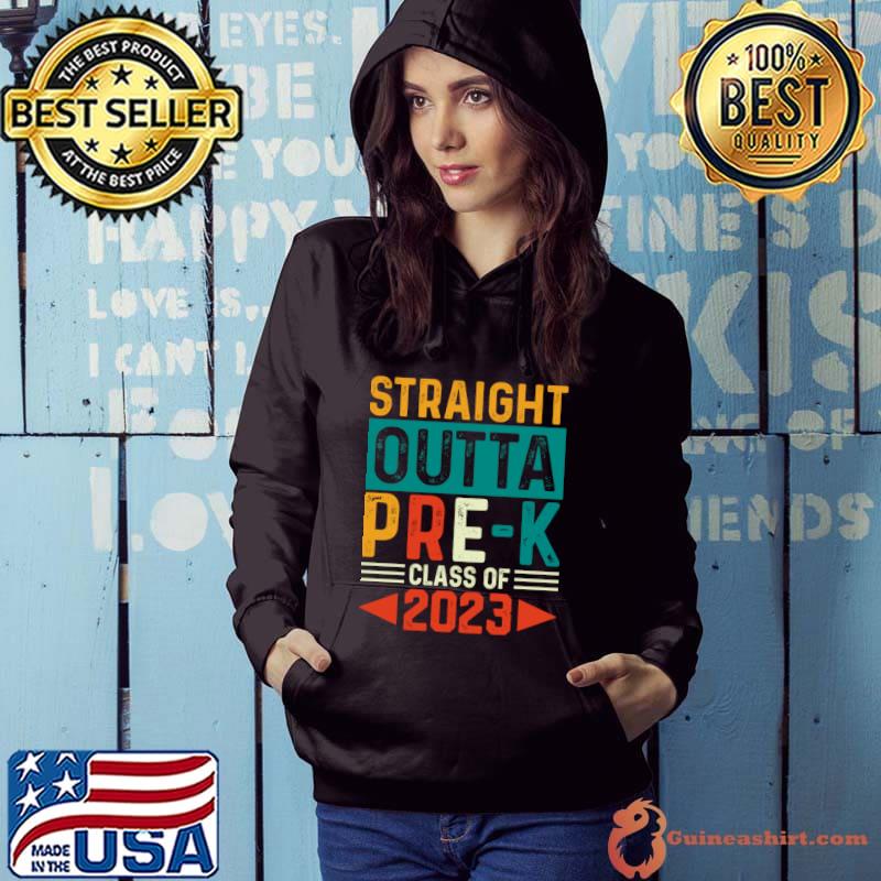 Pre-K Graduation Pride Tee Straight Outta Pre-K Class of 2023 T-Shirt