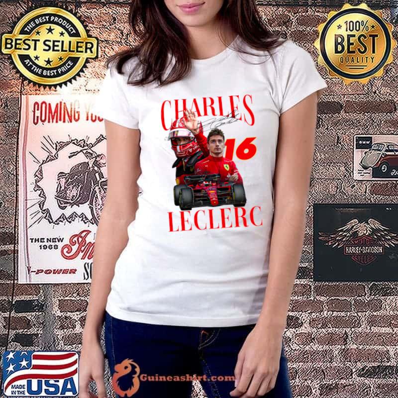 Premium charles Leclerc Monégasque racing driver Charles Leclerc T-Shirt
