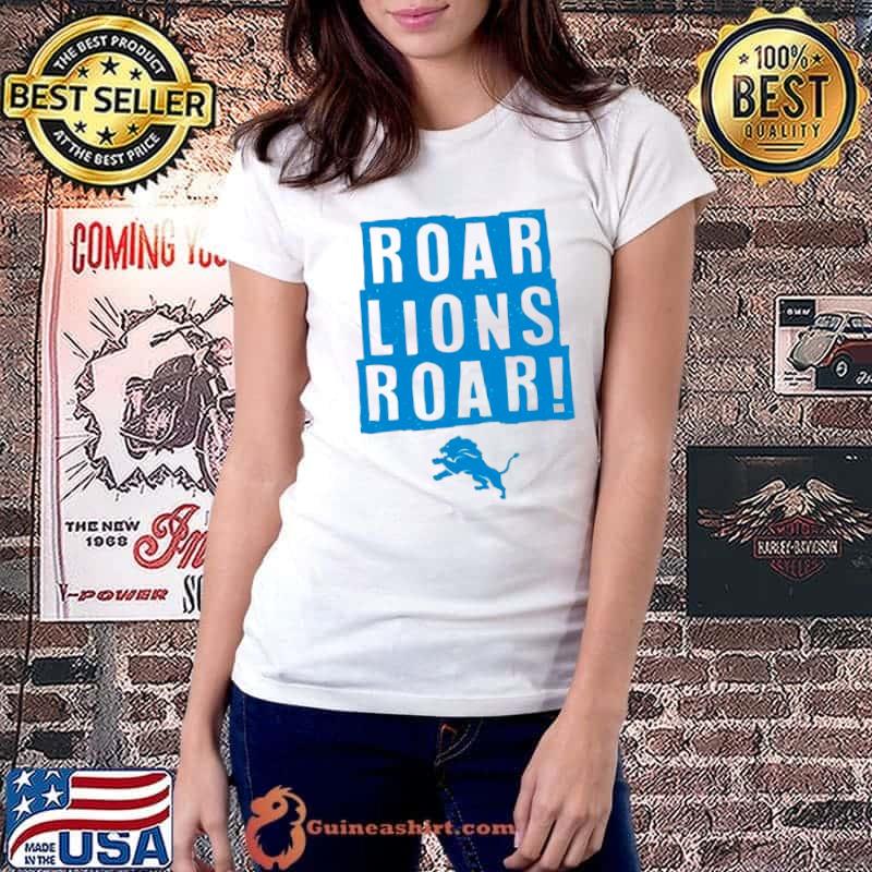 Premium roar Lions roar Detroit football shirt