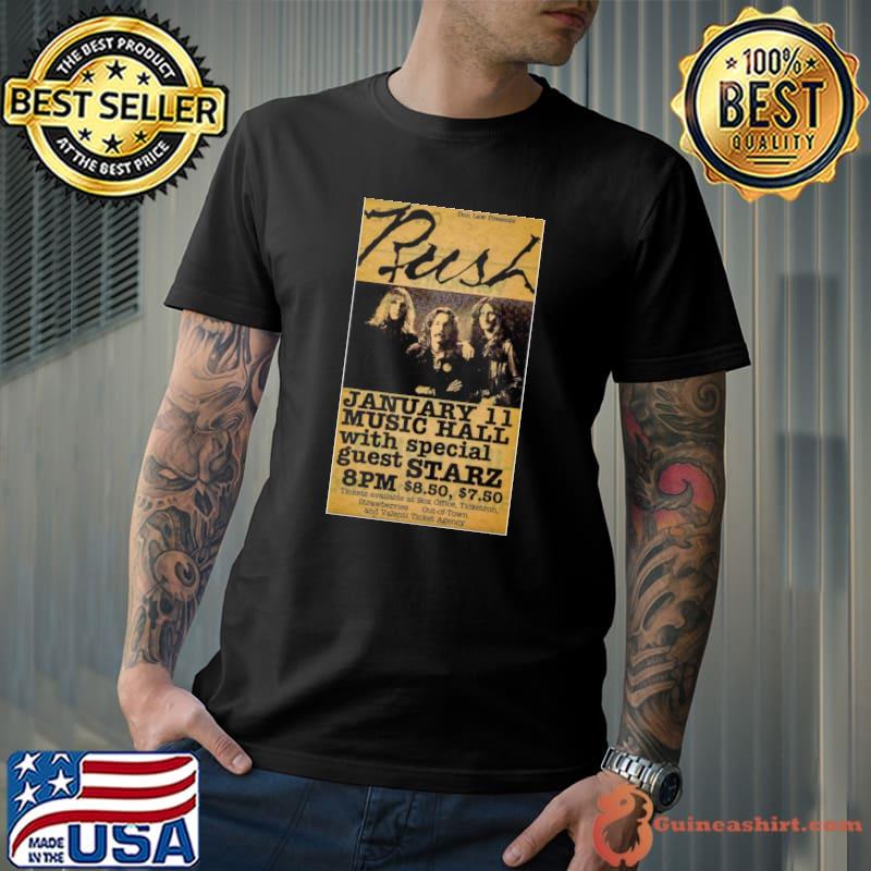 Rush music hall with special guest starz T-Shirt Unisex