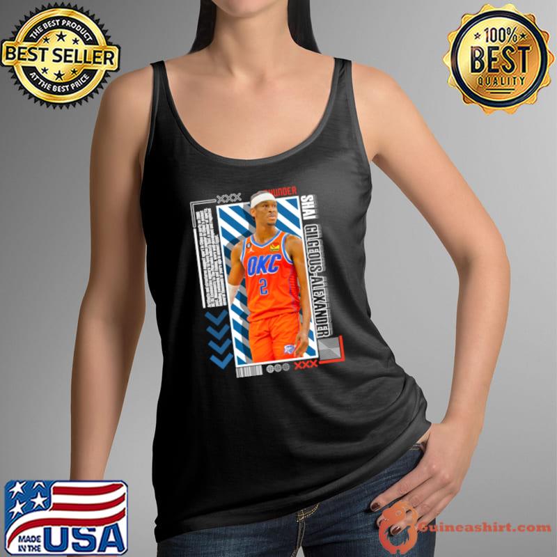 Shai Gilgeous-Alexander Canadian professional basketball player for the Oklahoma City Thunder T-Shirt