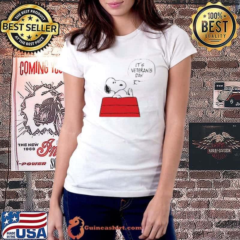 Snoopy Commemorating Veterans Day Shirt