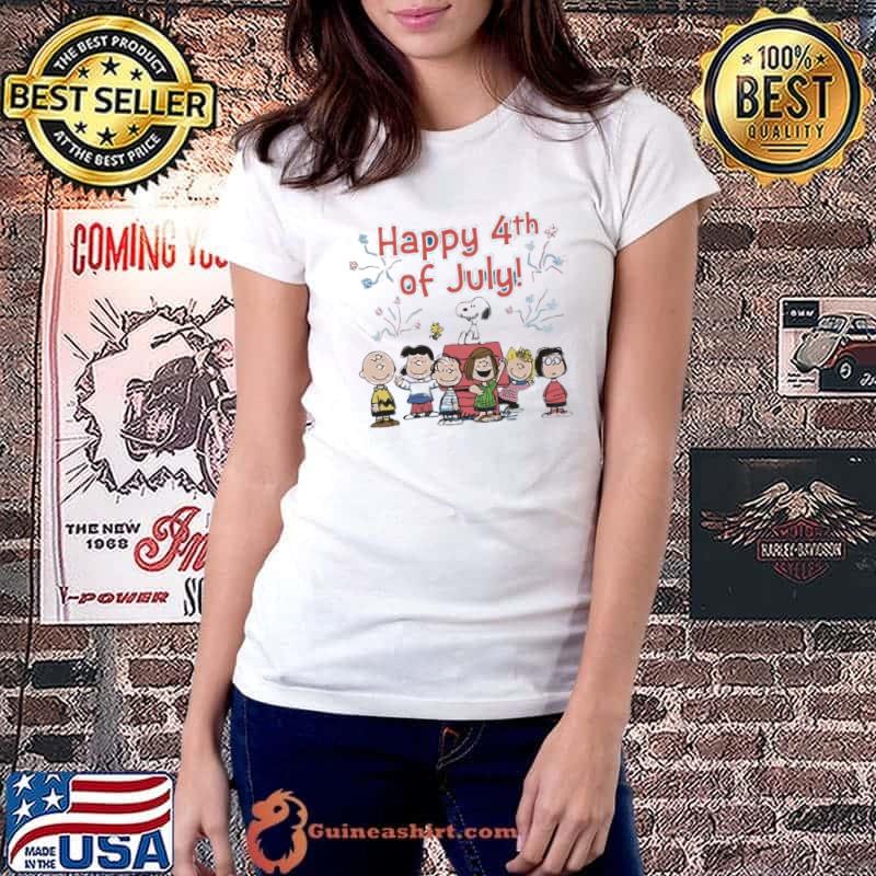 Snoopy Fourth Of July America Happy Freedom Shirt