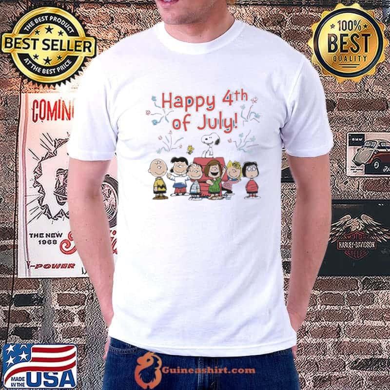 Snoopy Fourth Of July America Happy Freedom Shirt Unisex