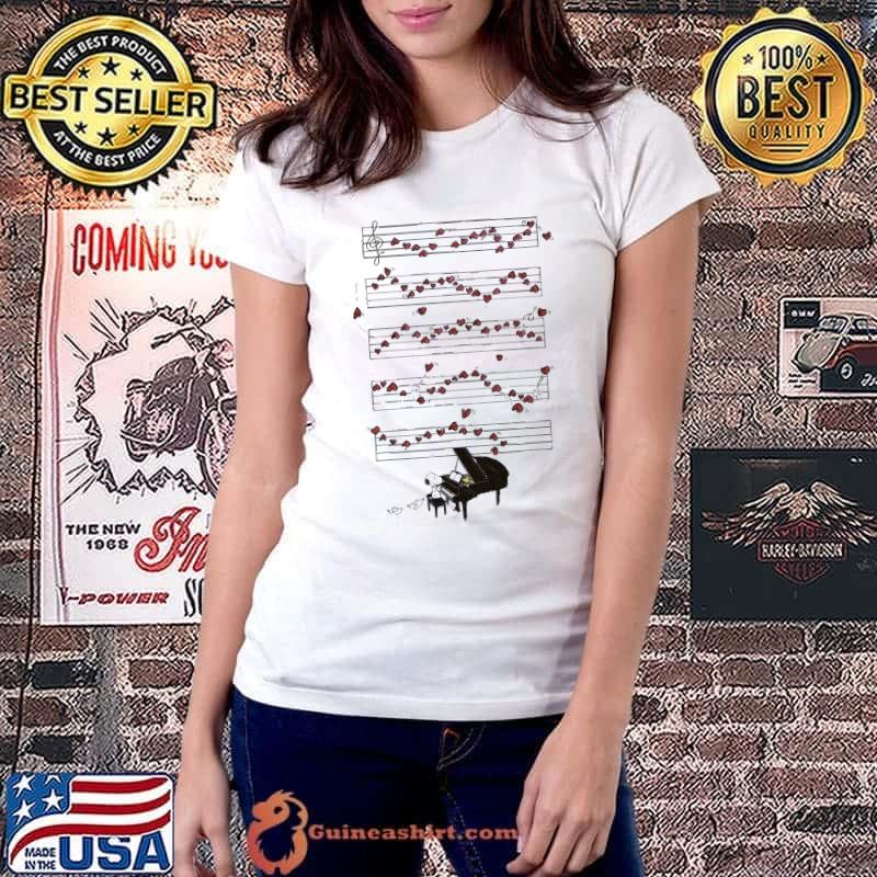 Snoopy Woodstock Happy Valentine Music shirt