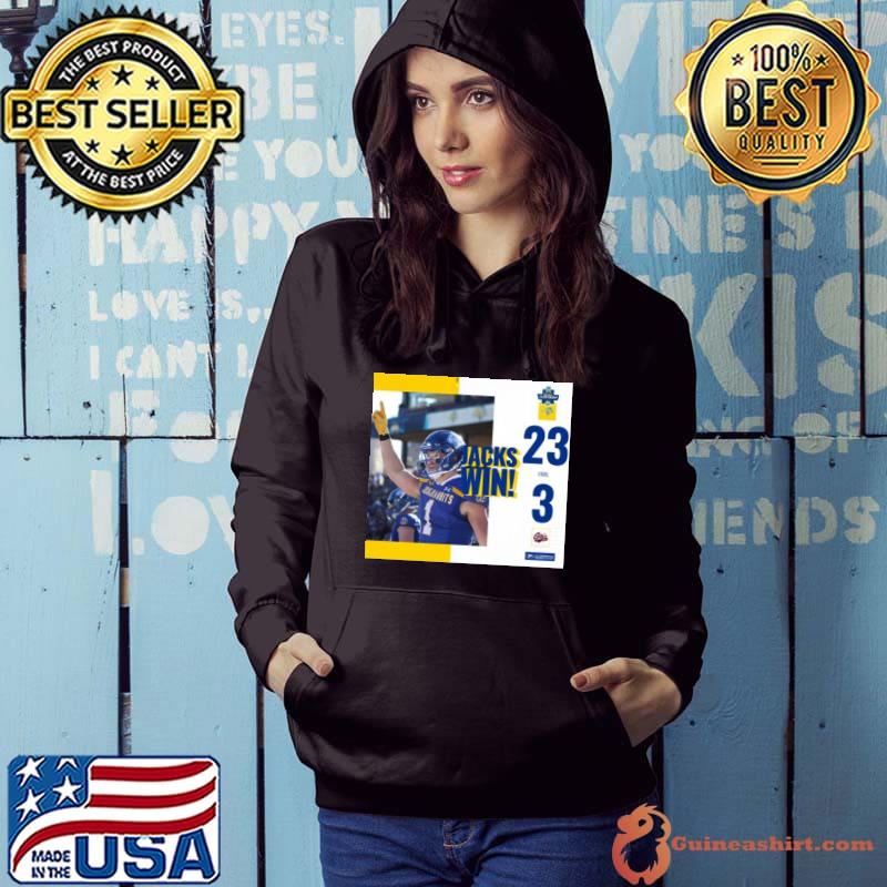 South Dakota State Jackrabbits Win 23 3 Montana Grizzlies 2023 FCS Division I Football National Champions Final Score Shirt