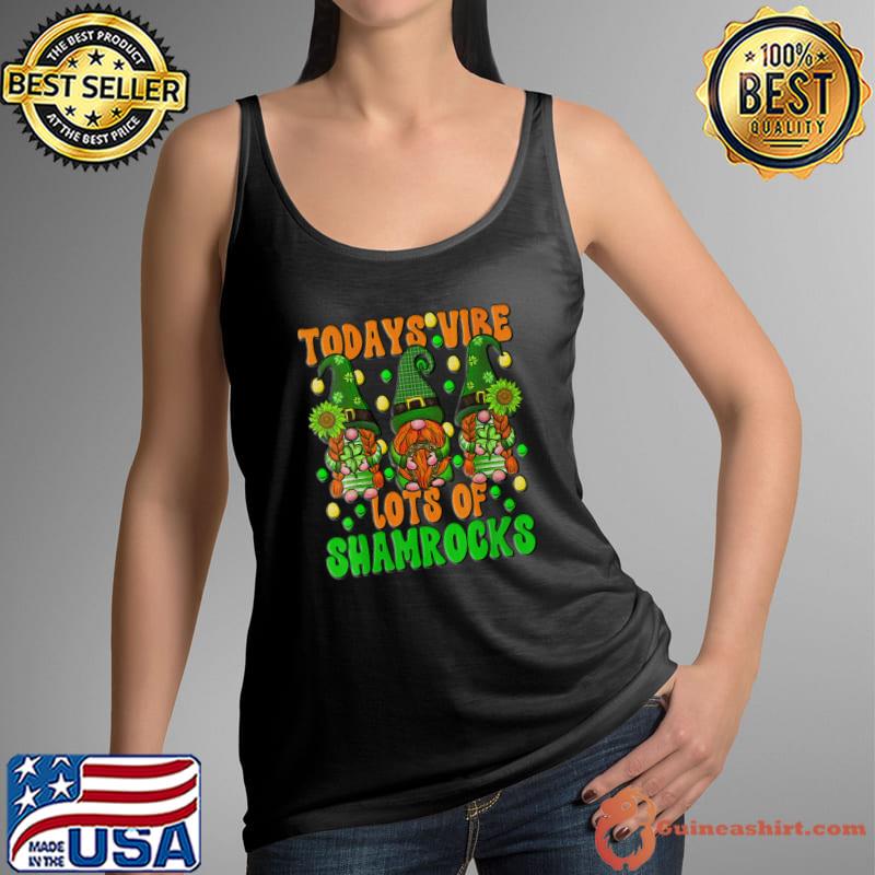 St Patricks Day Gnomes For Shenanigans Squad Cute Shamrock T-Shirt