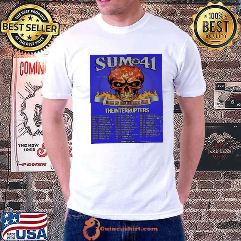 Sum 41 Tour Of The Setting Sum 2024 Tour Date shirt