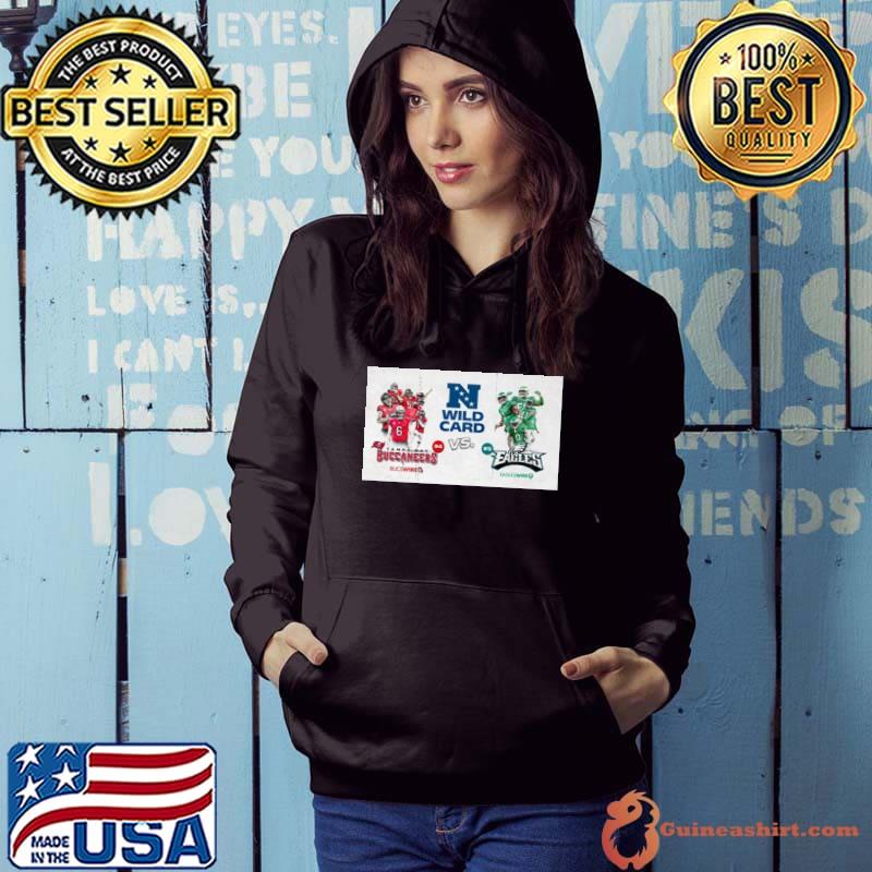 Tampa Bay Buccaneers Vs Philadelphia Eagles 2024 NFC Wild Card Shirt Hoodie